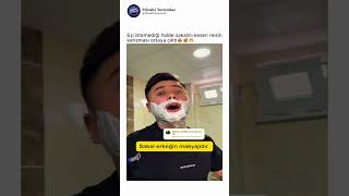 Eşi istemediği halde sakalını kesen reisin karizması ortaya çıktı😂😅😁