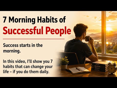 7 Morning Habits of Successful People ✨️ || Graded Reader || Improve Your English Fluency ✅️