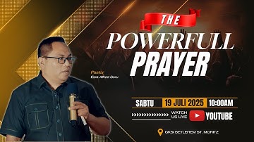 PDT. DR. ESRA ALFRED SORU || "POWERFULL PRAYER"