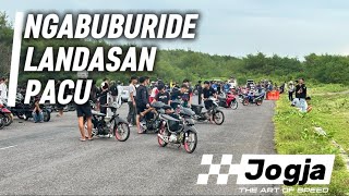 Ngabuburide Landasan Pacu Jogja Bareng Adhitama Es Campur Bolo‼️#jogja 