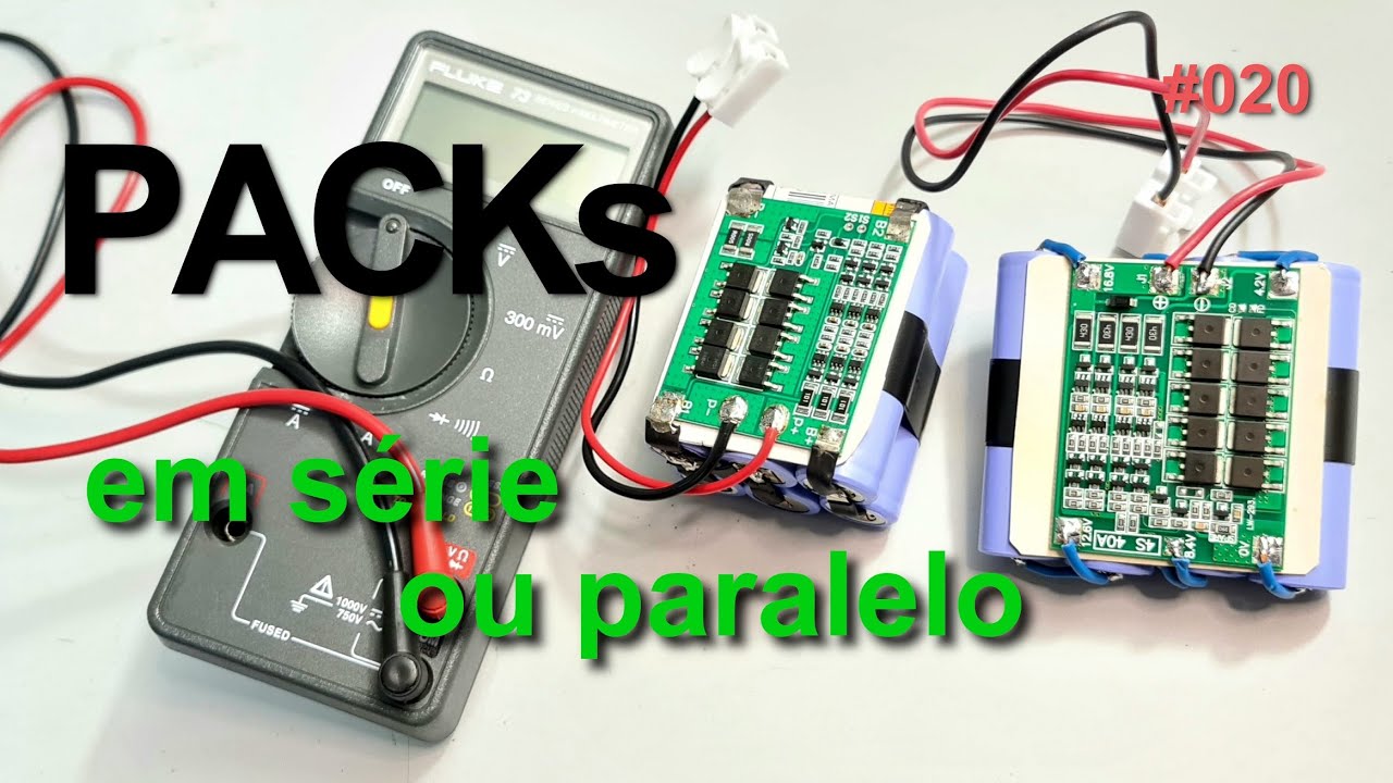 Packs com BMS, posso ligar em série ou paralelo ?