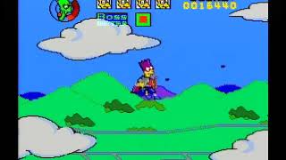 The Simpsons Barts Nightmare Snes Part 2- Bartman Game Walkthrough