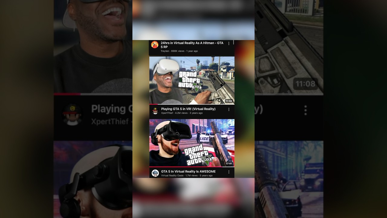 GTA in VR is AWESOME... 