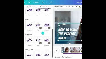 How-to animate your design | Creating Videos with Canva