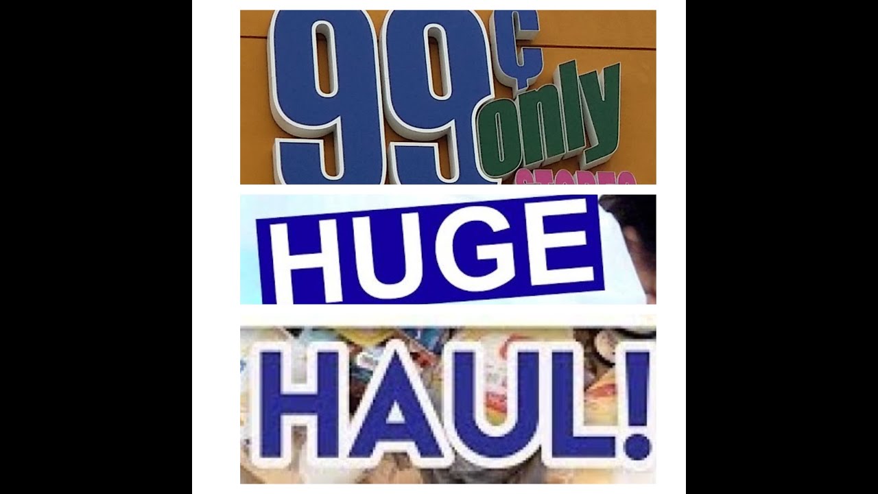 👑👑 HUGE HUGE 99 Cents Store Only Haul!!! Name Brand Haul!! 👑👑