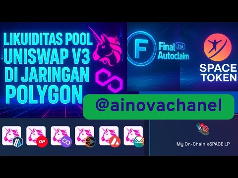 Likuiditas ke Uniswap V3 di jaringan Polygon @ainovachanel