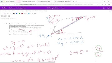 2014 Q3b Applied Maths Leaving Certificate