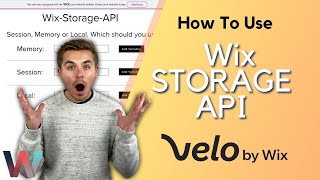How To Use Wix Storage API in Velo by Wix | Wix.com Tutorial screenshot 1