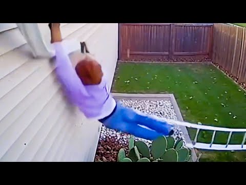 Extreme Ladder fails: gravity-defying moments gone wrong