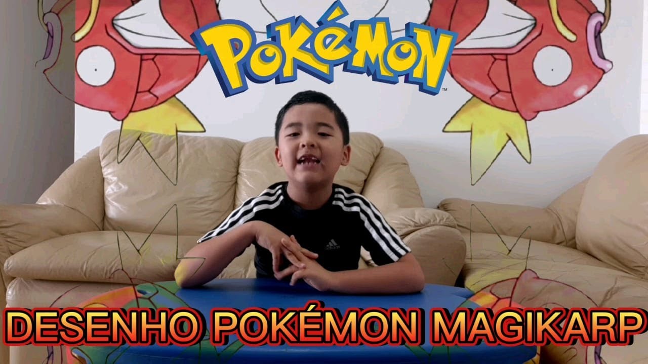 Desenho do Caio - POKÉMON MAGIKARP!!😉