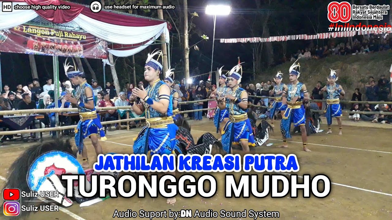 Spesial HUT RI🇮🇩 KE-80 || JATHILAN TURONGGO MUDHO Sebatang,Hargotirto,Kokap K.P