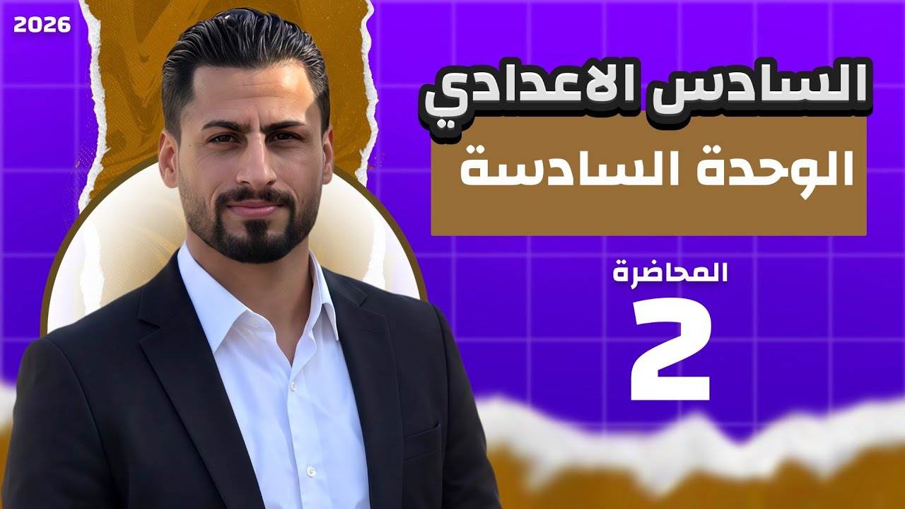 شرح مبسط وشامل للمبني للمجهول للسادس اعدادي جزء اول / الوحدة السادسة