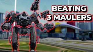 WR - How I Beat 3 Mauler's With My Mauler | War Robots