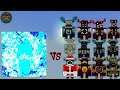 Chaotic Powder Snow vs Warden Plus | Minecraft Bedrock | Mob Battle