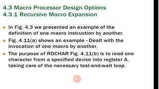 Macro processor design option