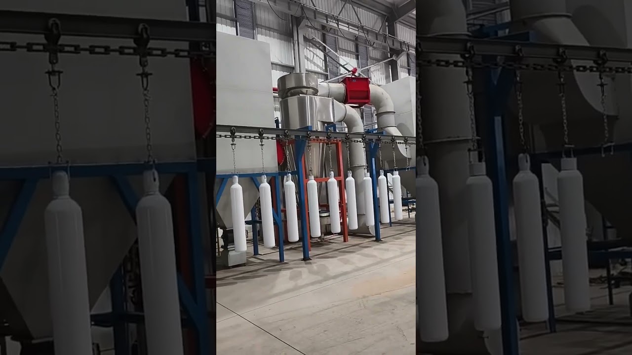 The manufacturer provides a fully automatic painting assembly line, including electrostatic spraying