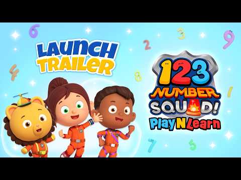 It's Finally Here! GAME LAUNCH TRAILER | 123 Number Squad! Play N Learn | #kids #game