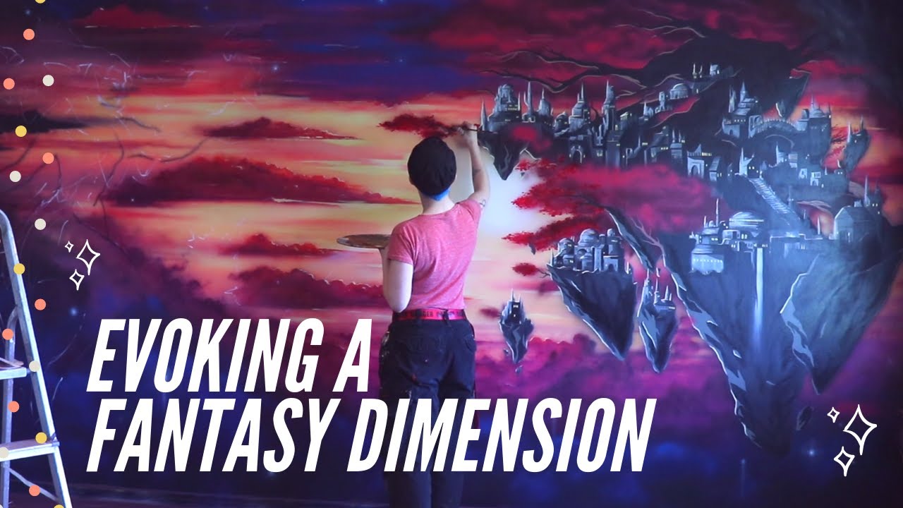 Making a Fantasy Mural // Galaxara