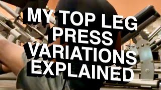 MY TOP LEG PRESS VARIATIONS‼️ BUILD FOCUSED STRENGTH &  SIZE EFFICIENTLY 👀￼