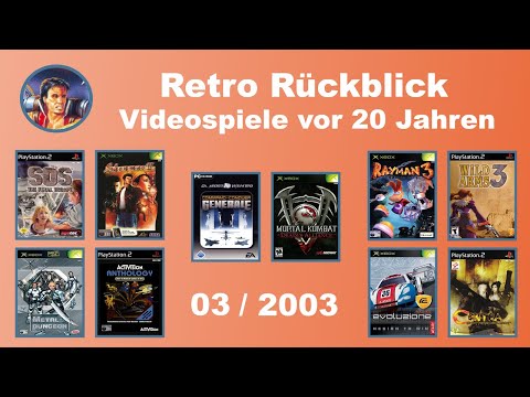 Retro Rückblick Videospiele vor 20 Jahren - 03/2003