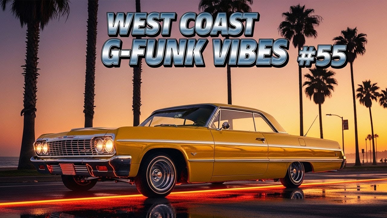West Coast G-Funk #55 – Beachside Sunset Drift 🌅🚘 | Snoop, Dre & 2Pac Inspired