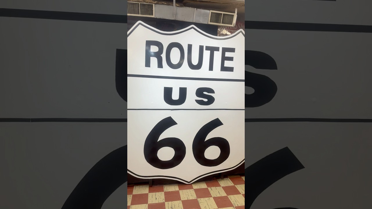 World’s Largest Metal Route 66 Sign. Williams, Az.  