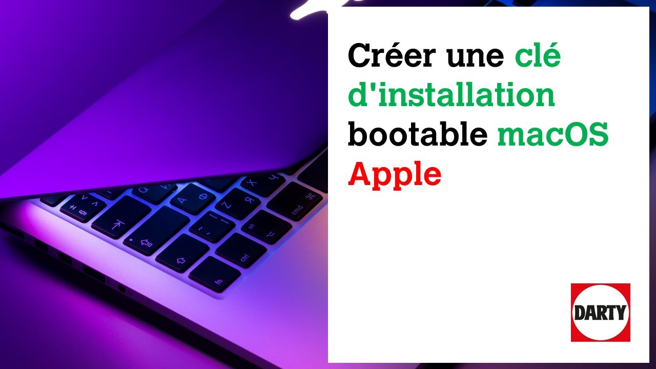 Comment installer Mac OS depuis une clé USB ?