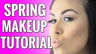 Spring Makeup Tutorial 2014 - Orange, Coral, Peach