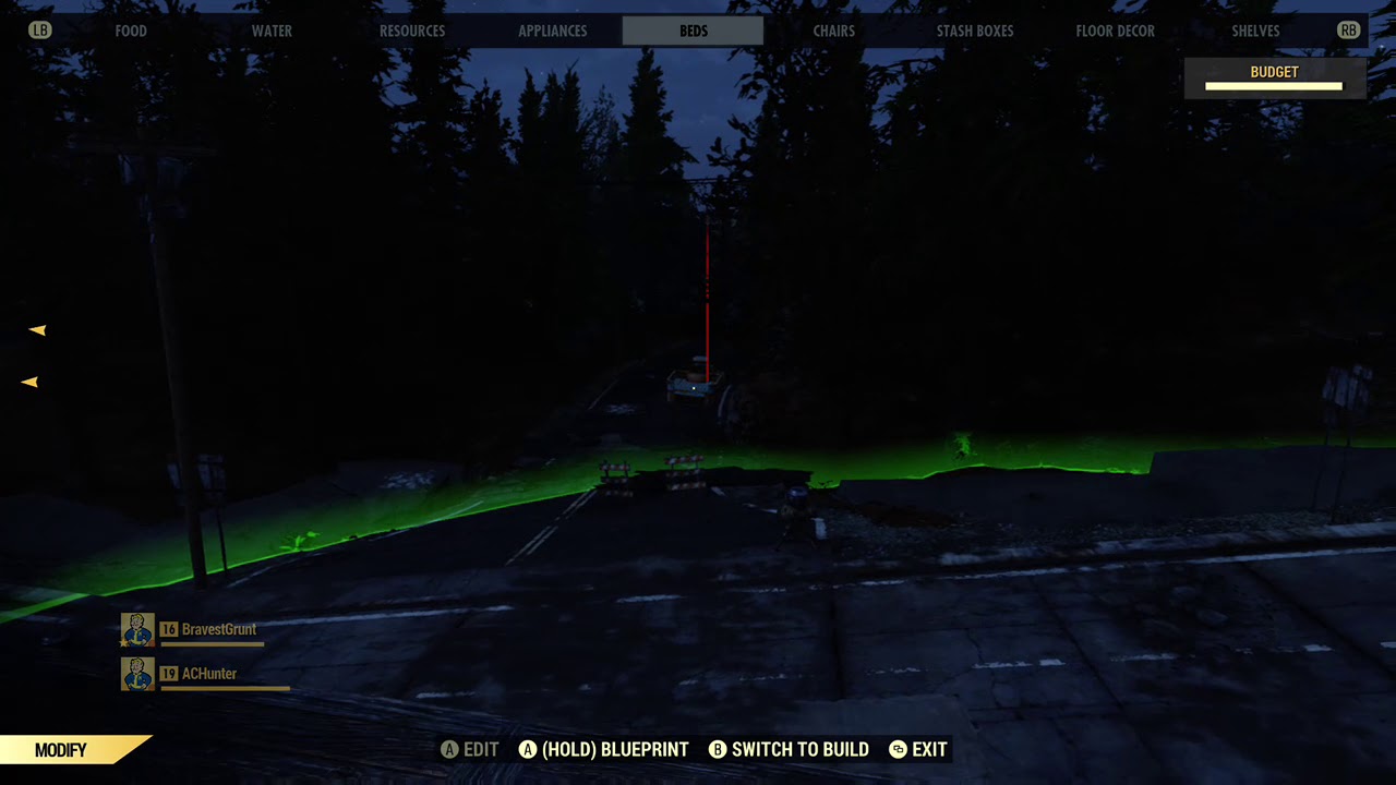 Fallout 76 B E T A orbitial strike test