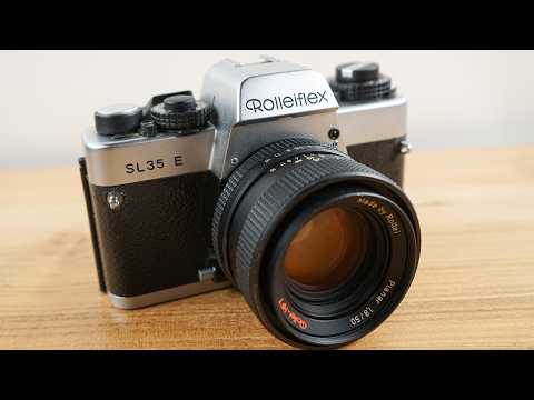 Rolleiflex SL35 E 35mm SLR Camera - YouTube