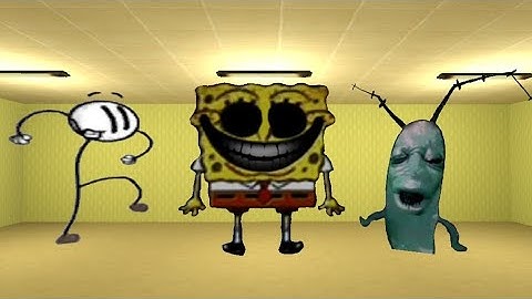 Scary SpongeBob, Henry Stickmin and Plankton Nextbots | Garry