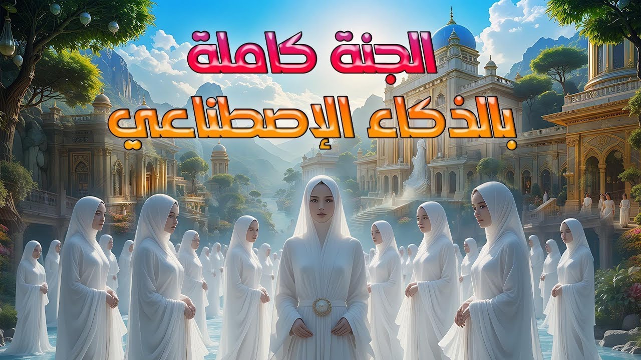 #شاهد  جمال ونعيم #الجنة كما لم ترها من قبل | الجنة بالذكاء الإصطناعي