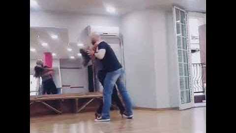 Nikos & Alexandra, first lesson Zouk, " I wish - Nelson Freitas