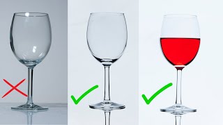 Lighting Tutorial - How to Shoot Wine Glass Without Reflection ?