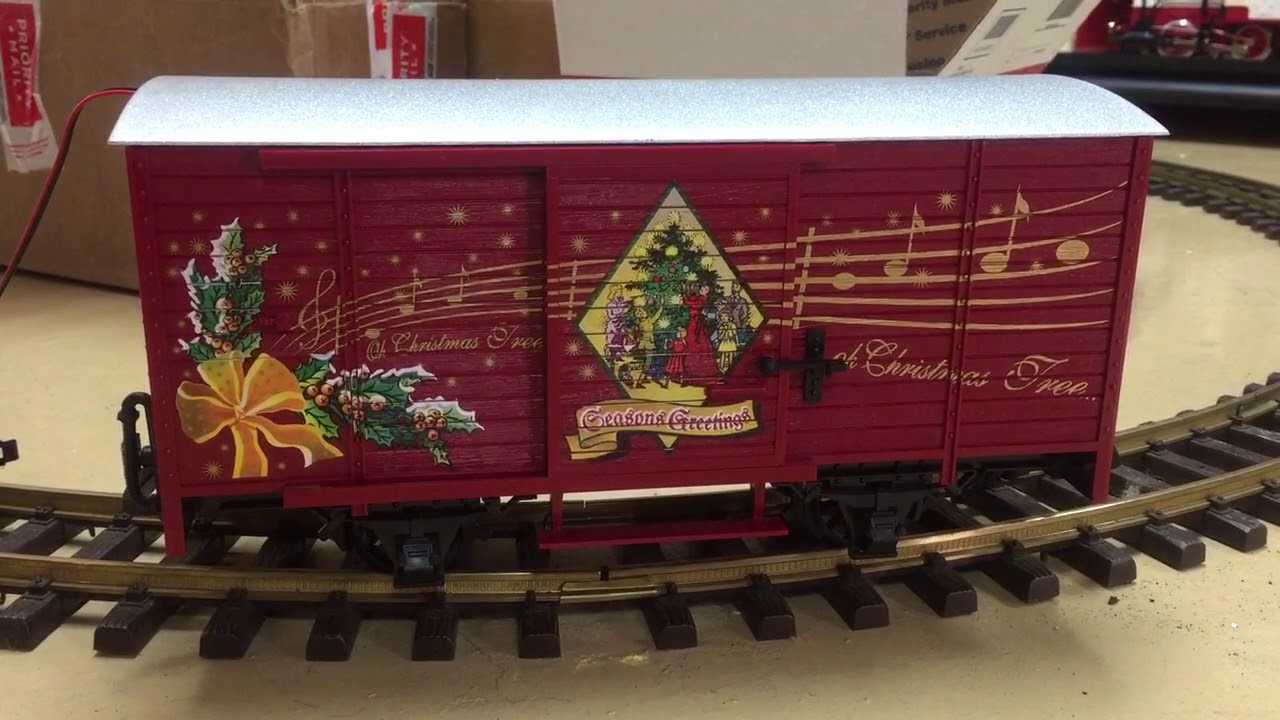 LGB 43353 Christmas Sound Box Car YouTube