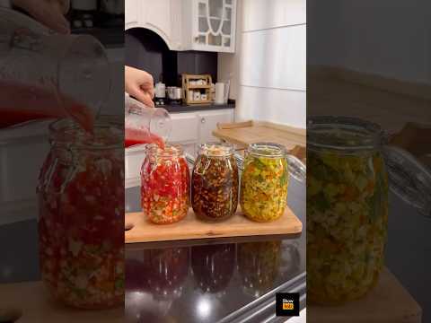 ۳نوع ترشی با طعم شور ملس و ترش