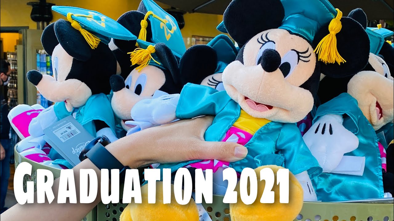 Graduation Mickey and Minnie at Downtown Disney 