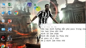 Gỡ mật khẩu VBA trong Excel đơn giản nhất năm 2019