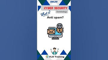 What is Anti spam? cyber security terminology#vlrtraining #education#cybersecurity #antispam