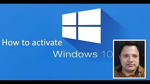 How to activate window 10pro