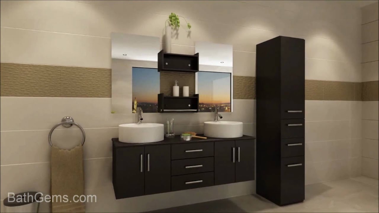 59" Phoenix Modern Bathroom Vanities YouTube