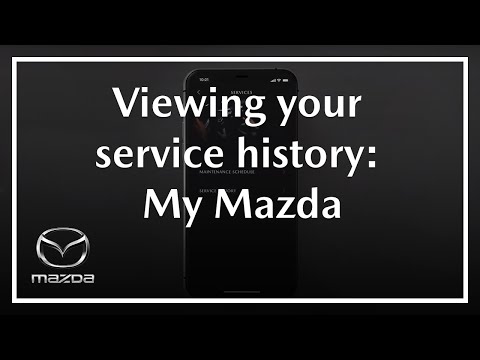 MyMazda | How to view your service history