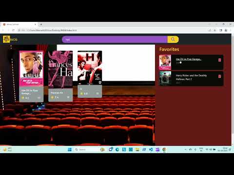 CodingNinjas|Skill test| IMDB clone app|