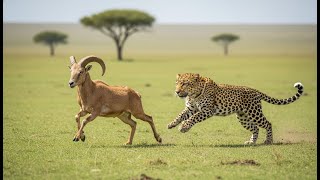Leopard , Barbary Sheep, Survival Monent