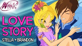 Winx Club - Stella and Brandon's love story [from Season 1 to Season 7]