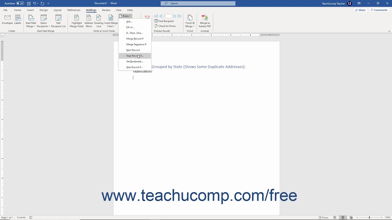 word mail merge from excel nextif example word mail merge from excel nextif example