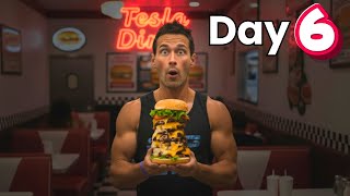 Day 6 (BONUS): Well-Deserved Cheat Meal at the Tesla Diner 🍔⚡️🚗