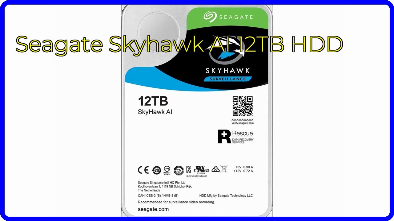 REVIEW (2025): Seagate Skyhawk AI 12TB HDD. ESSENTIAL details.