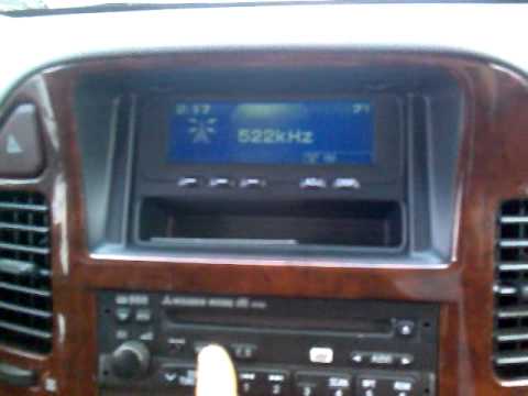 Магнитола mitsubishi w142