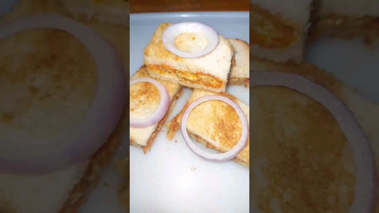 Easy &quick home made Bread sandwich recipe...